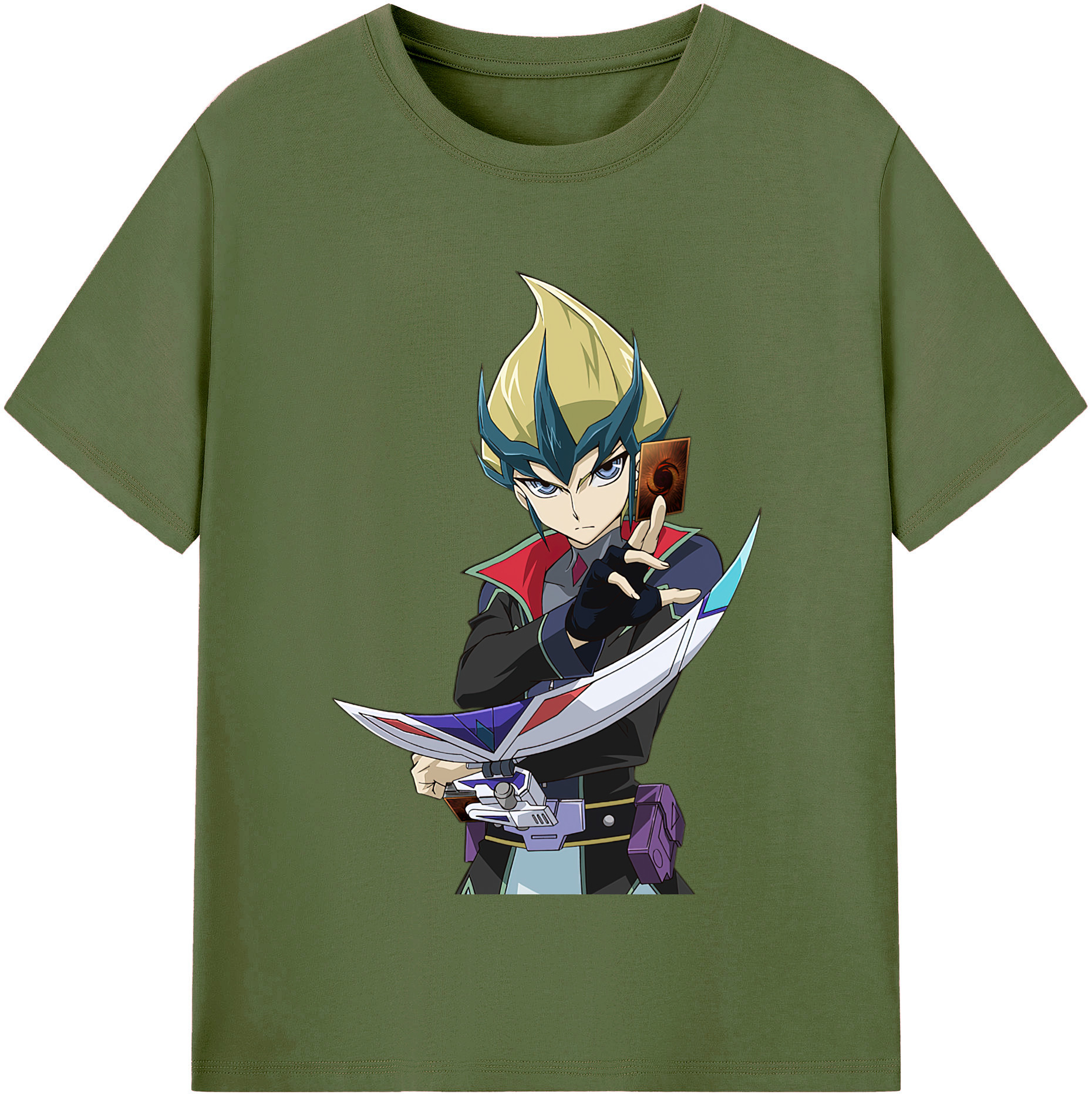 （画像用） 遊☆戯☆王 Yu-Gi-Oh! 綿100％半袖Tシャツ（フロントプリント）